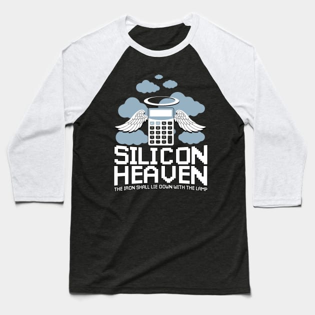 Silicon Heaven Baseball T-Shirt by Meta Cortex